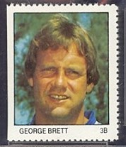 83FS 1983 Fleer Stamps Brett